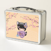 ねこコケシ人形 – 猫耳ゲイザーガール メタルランチボックス (裏面)