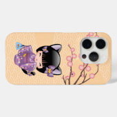 ねこコケシ人形 – 猫耳ゲイザーガール Case-Mate iPhoneケース (裏面 (横))