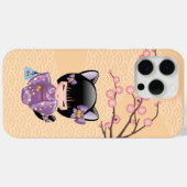 ねこコケシ人形 – 猫耳ゲイザーガール Case-Mate iPhoneケース (裏面 (横))