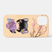 ねこコケシ人形 – 猫耳ゲイザーガール Case-Mate iPhoneケース (裏面 (横))