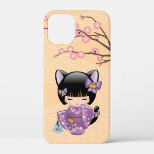 ねこコケシ人形 – 猫耳ゲイザーガール iPhone 12 MINI ケース