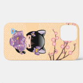 ねこコケシ人形 – 猫耳ゲイザーガール Case-Mate iPhoneケース (裏面 (横))