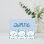 ねこタイムのすすめ ポストカード (スタンド正面)