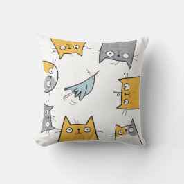 ねこトラップ 面白い かわいい カオス ねこ アート クッション