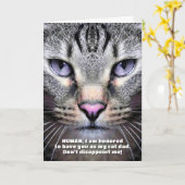 ねこパパ 父の日カード カード (黄色い花)