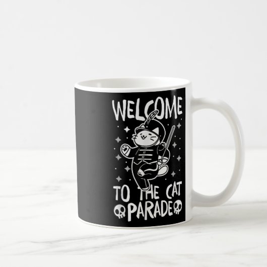 ねこパレードへようこそ コーヒーマグカップ (右)