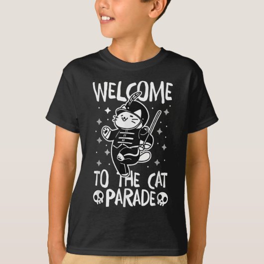ねこパレードへようこそ Tシャツ (正面)