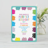 ねこパーフェクトバースデーパーティー 招待状 (スタンド正面)