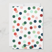 ねこフェスティブねこ写真ホリデー シーズンカード (裏面)