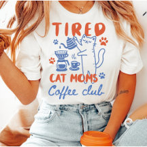 ねこママのためのコーヒークラブ 面白い レトロ かわいい