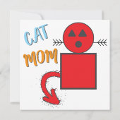 ねこママ かわいいネコ オプションでパーソナライズ  (裏面)