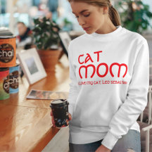 ねこママ ペット好き ユーモア名言 かわいい 赤と白