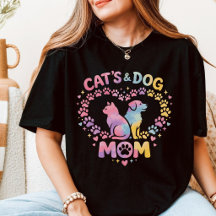 ねこママ 犬ママ タイダイ  ユニーク ペット好き 母の日