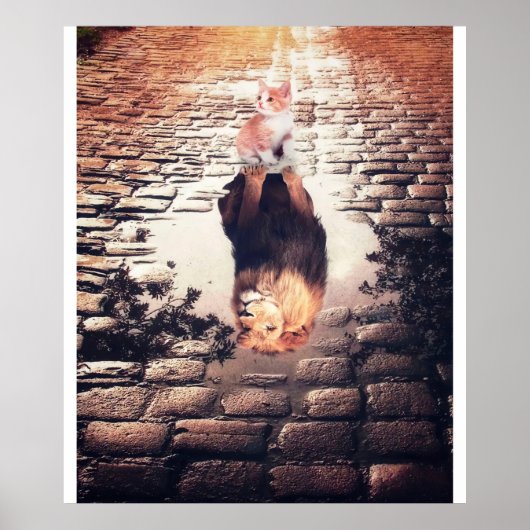 ねこライオンの夢おもしろいを見る ポスター (正面)