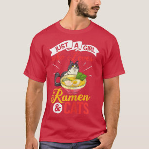 ねこラーメン丼チキンヌードルスープ日本の170 Tシャツ