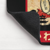 ねこラーメン丼日本のアニメかわいい猫 マウスパッド (コーナー)