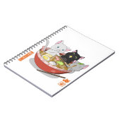 ねこラーメン猫 ノートブック (左側)