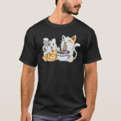 ねこラーメン Tシャツ (正面)