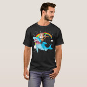 ねこ乗りサメ Tシャツ (正面フル)