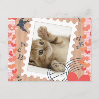 ねこ切手 ポストカード