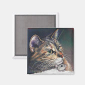 ねこ及びマウス磁石 マグネット (正面/裏面)