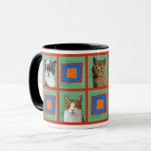 ねこ好きのためのキュートで楽しいオリジナル写真ギフト マグカップ (正面左)