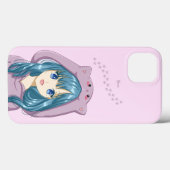 ねこ娘 iPhone ケース Case-Mate iPhoneケース (裏面 (横))