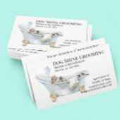 ねこ子犬バスタブ犬グルーミングペットサービス 名刺