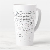 ねこ希望 カフェラテマグ (右アングル)