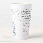 ねこ希望 カフェラテマグ (正面)