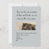 ねこ年のはじまりに　RoseWrites からの招待状 招待状 (裏面)