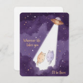 ねこ愛のカード 記念日 バレンタイン カップル シーズンカード (正面/裏面)