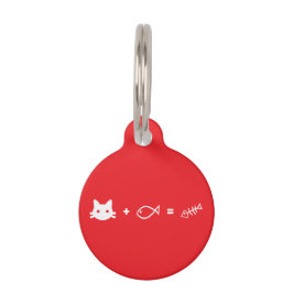 ねこ数学 ペット ネームタグ