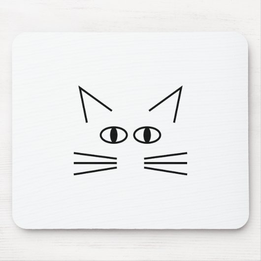 ねこ模様 マウスパッド (正面)