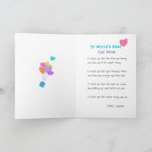 ねこ母の日かわいい子猫カラフルバルーン カード (内部)