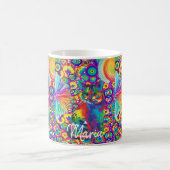 ねこ猫マカラフルグ コーヒーマグカップ (中央)