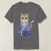 ねこ睡眠毛布 Tシャツ (デザイン正面)
