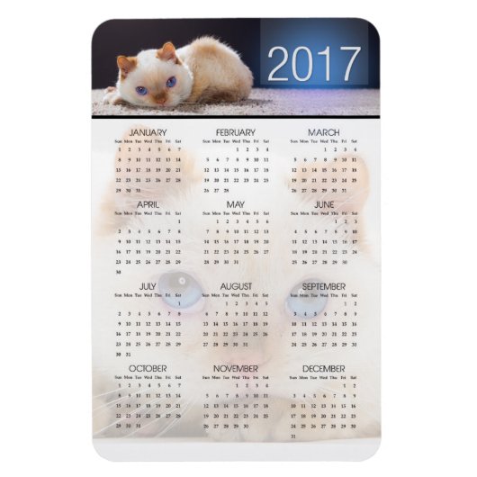 ねこ磁気カレンダー01 マグネット (縦)