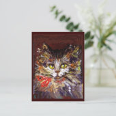 ねこ肖像 ポストカード (スタンド正面)