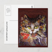 ねこ肖像 ポストカード (正面/裏面)