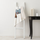 ねこ遊とネズミのチェス毛布 シェルパブランケット (インサイチュ)