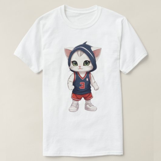 ねこ遊ろ Tシャツ (デザイン正面)