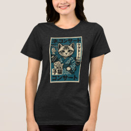 ねこ麺夜 トライブレンドTシャツ