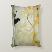 ねこ、スプーン、いたずら アクセントクッション (正面(垂直))