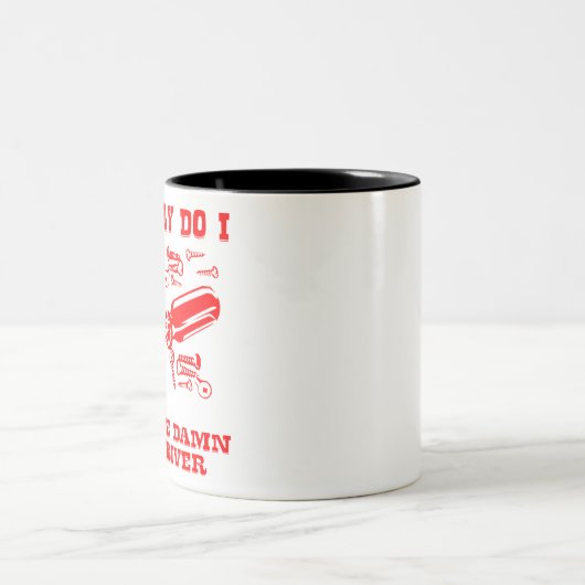 ねじが緩んでいてねじ回しが見つからない ツートーンマグカップ (中央)