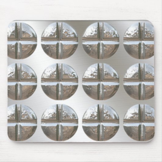 ねじで締められたマウスパッド マウスパッド (正面)