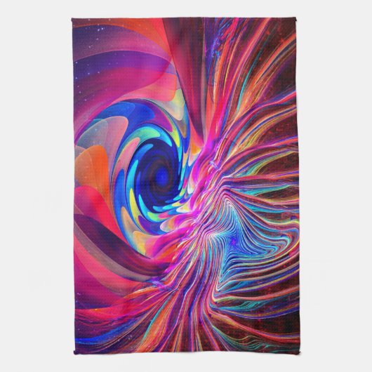 ねじり波 キッチンタオル (縦)