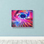 ねじり波 キャンバスプリント (インサイチュ (ウッドフロア))