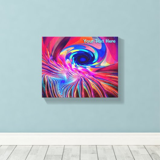 ねじり波 キャンバスプリント (インサイチュ (ウッドフロア))