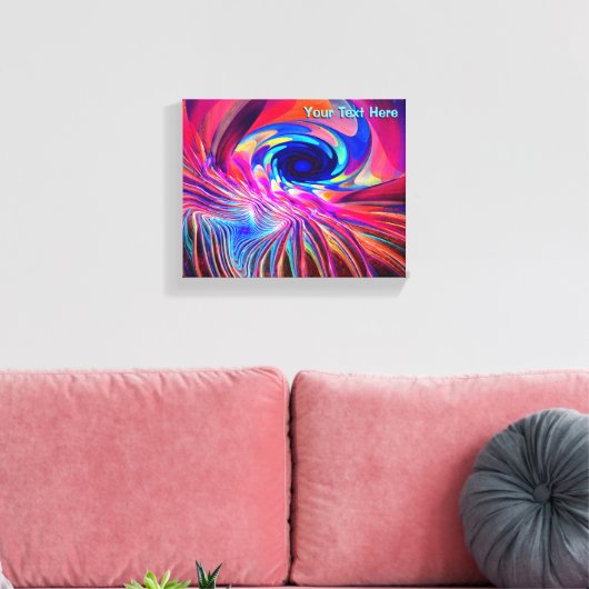 ねじり波 キャンバスプリント (インサイチュ (リビング))